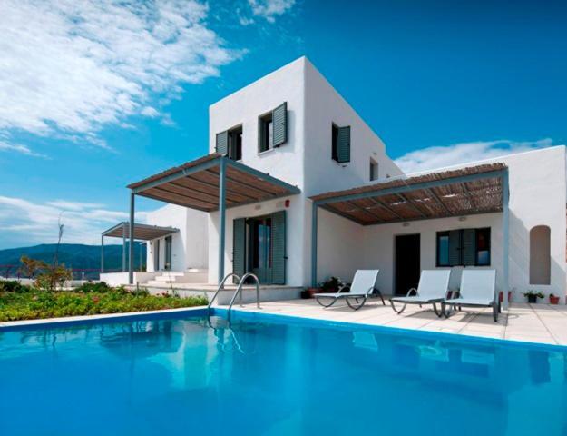 Superior Villa Lino Skyros Buitenkant foto